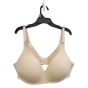Soma Vanishing 360 Wireless Bra Women's 42C Neutral‎ Beige Adjustable Straps